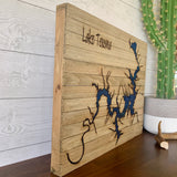 Lake Art- Wood Slat Frame