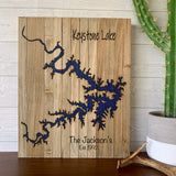 Lake Art- Wood Slat Frame