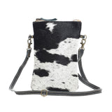 Black and White Crossbody Bag