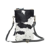 Black and White Crossbody Bag