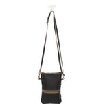 Black and White Crossbody Bag