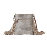 Gray Slate Hand Tooled Bag