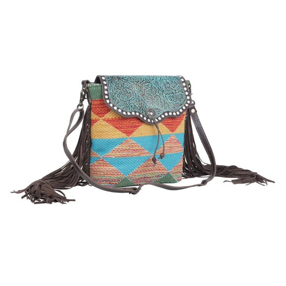 Garth Blues Crossbody Bag