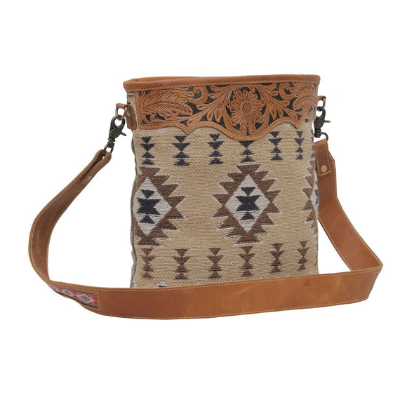 Traditional Touch Hand Tooled Bag