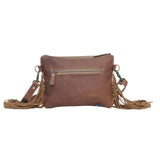 Mocha Dash Hand Tooled Bag